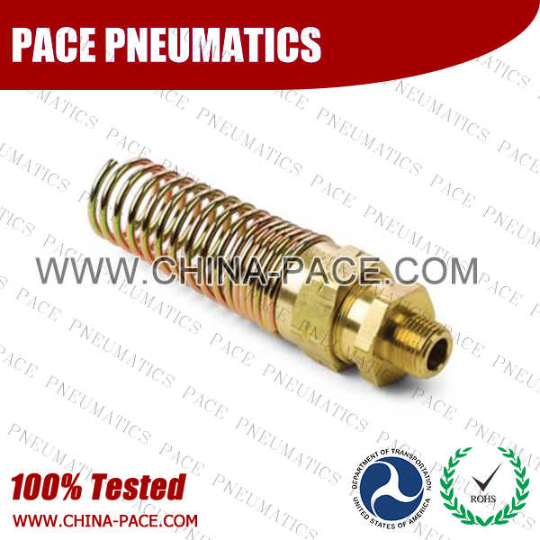 Male Straight Body, Air Brake DOT Compression Fittings For Rubber Hose, DOT Air brake Hose ends,  D.O.T. AIR BRAKE REUSABLE FITTINGS, DOT Brass Fittings, Air Brake Fittings for Rubber Tubing, Pneumatic Fittings, Brass Air Fittings